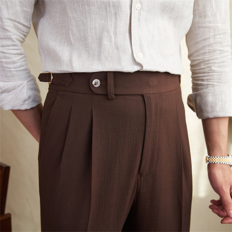 Sesto Seersuckerhose