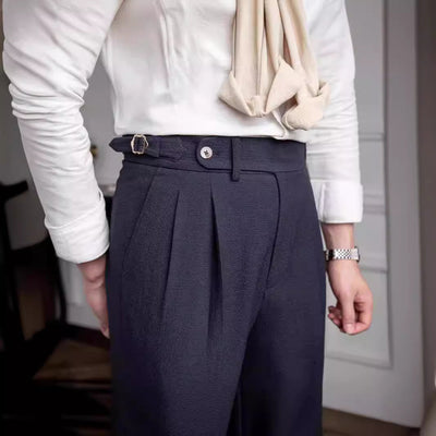 Old Money – Naples – Hose mit mittelhohem Bund