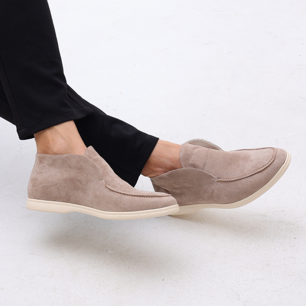 Old Money – Hohe Wildleder-Loafer
