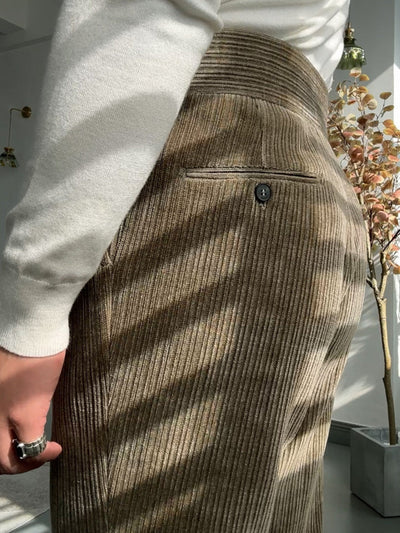 Old Money – Gurkha – Drapierte, gerade Hose