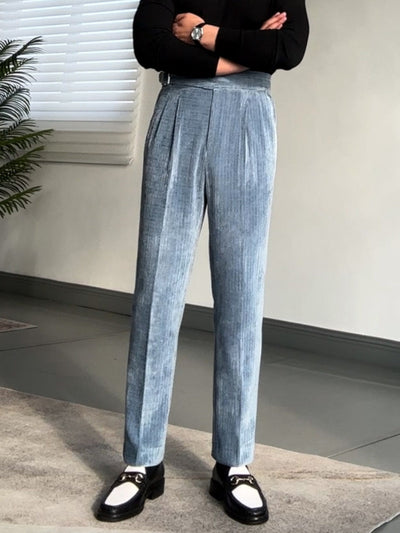 Old Money – Gurkha – Drapierte, gerade Hose
