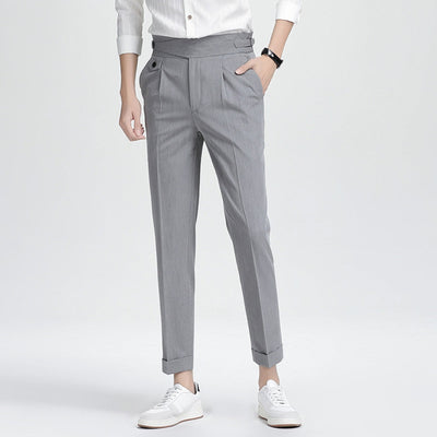 Old Money Neun-Punkt-Hose mit hoher Taille