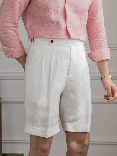 Old Money – Hochwertige Leinenshorts von Old Money