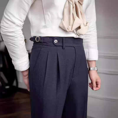Old Money – Naples – Hose mit mittelhohem Bund