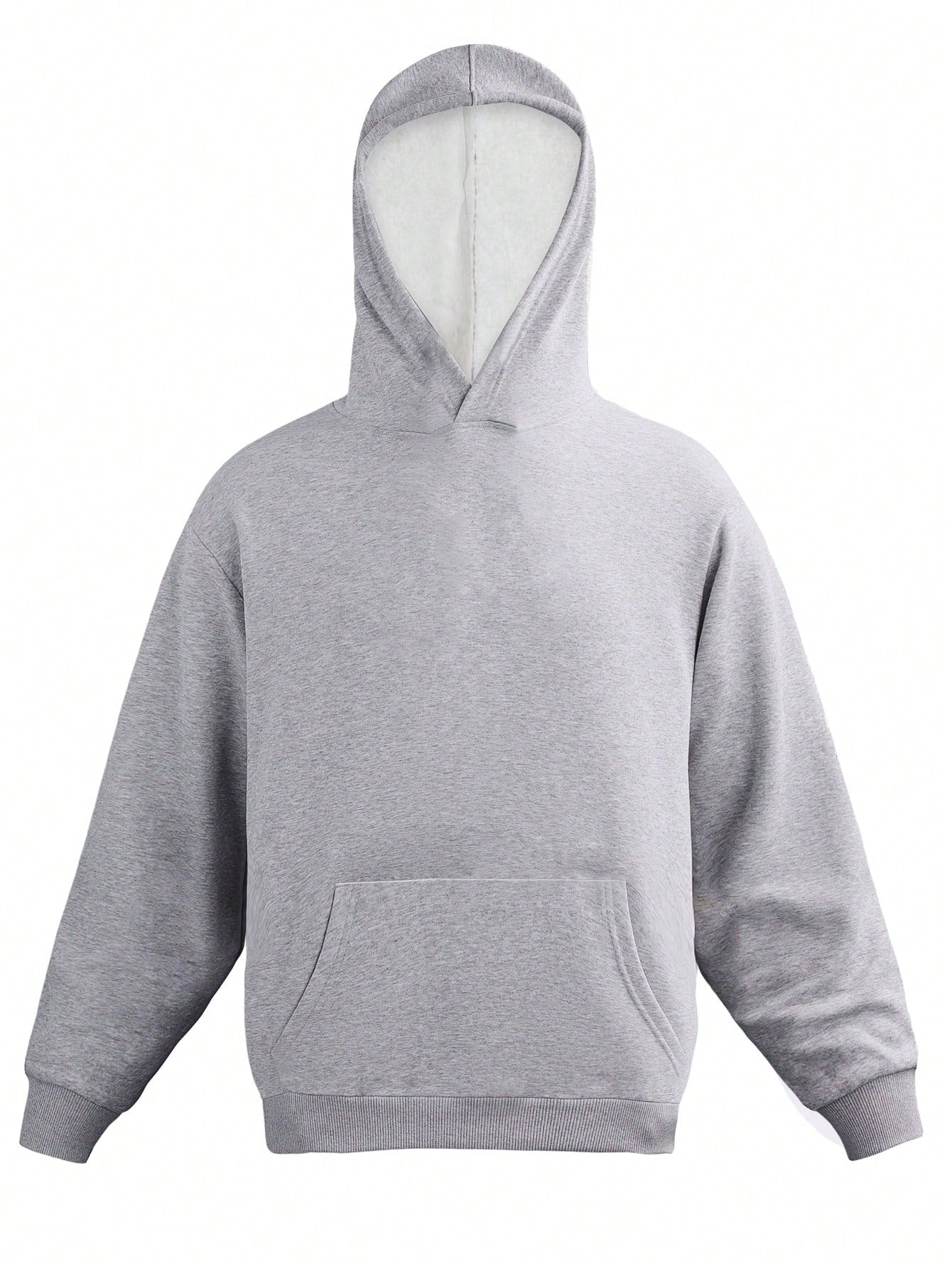 Old Money Klassischer, einfarbiger Hoodie