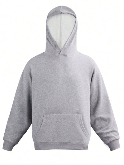 Old Money Klassischer, einfarbiger Hoodie