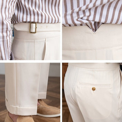 Old Money – Bundfaltenhose mit geradem Bein