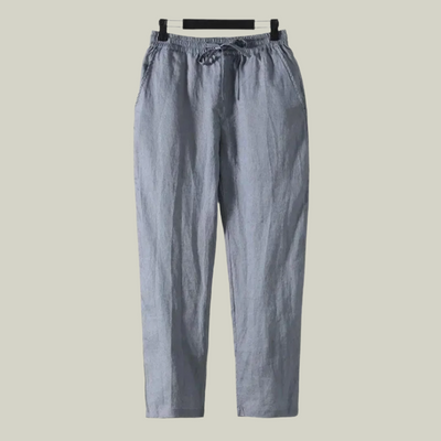 Leinenpantalon (gerade Passform)