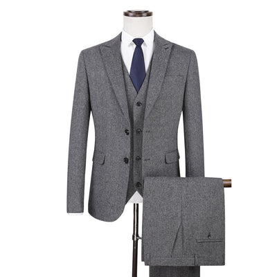 Dreiteiliger Anzug Authentic Arthur - Tweed