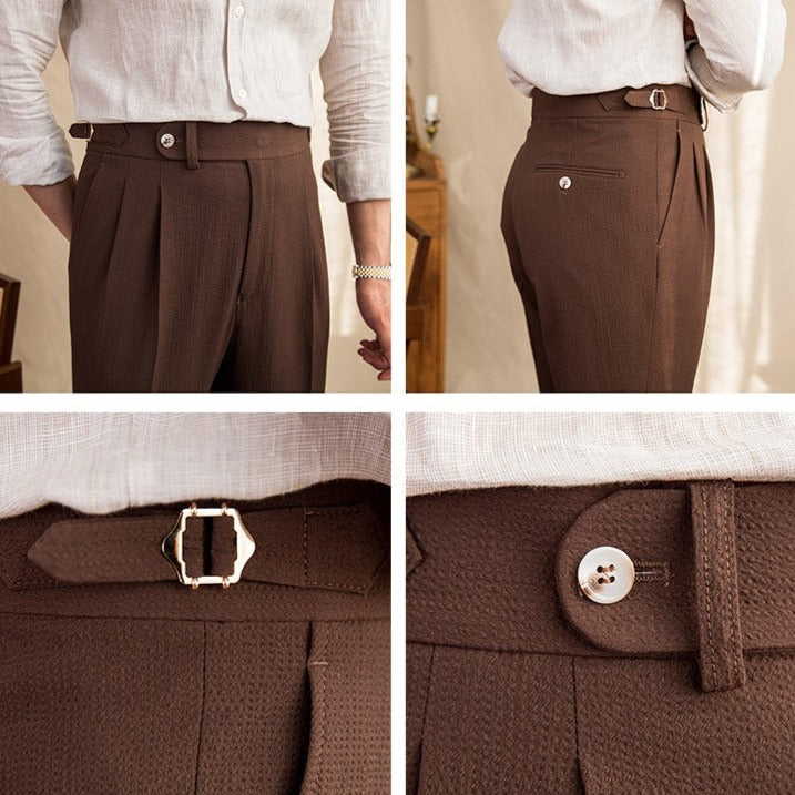 Sesto Seersuckerhose