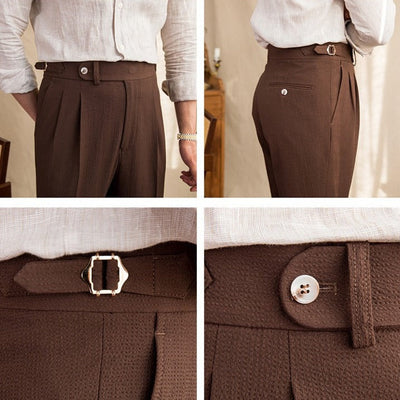 Sesto Seersuckerhose