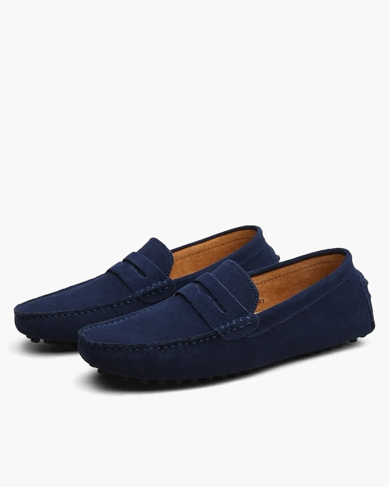 Wildleder-Fahrer-Loafer