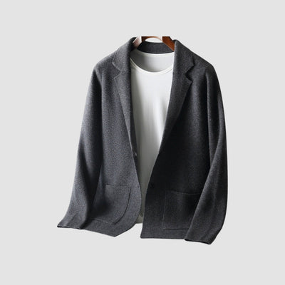 Old Money Strickjacke aus reiner Kaschmirwolle mit V-Ausschnitt