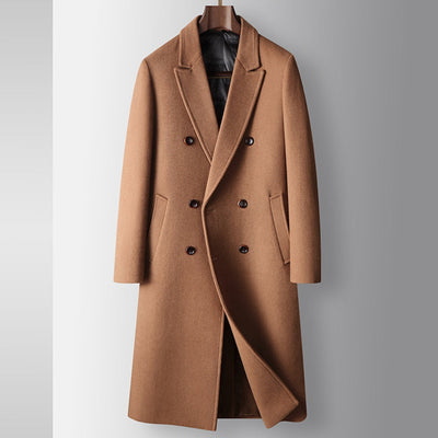 Old Money – Zweireihiger Windbreaker aus Wolle