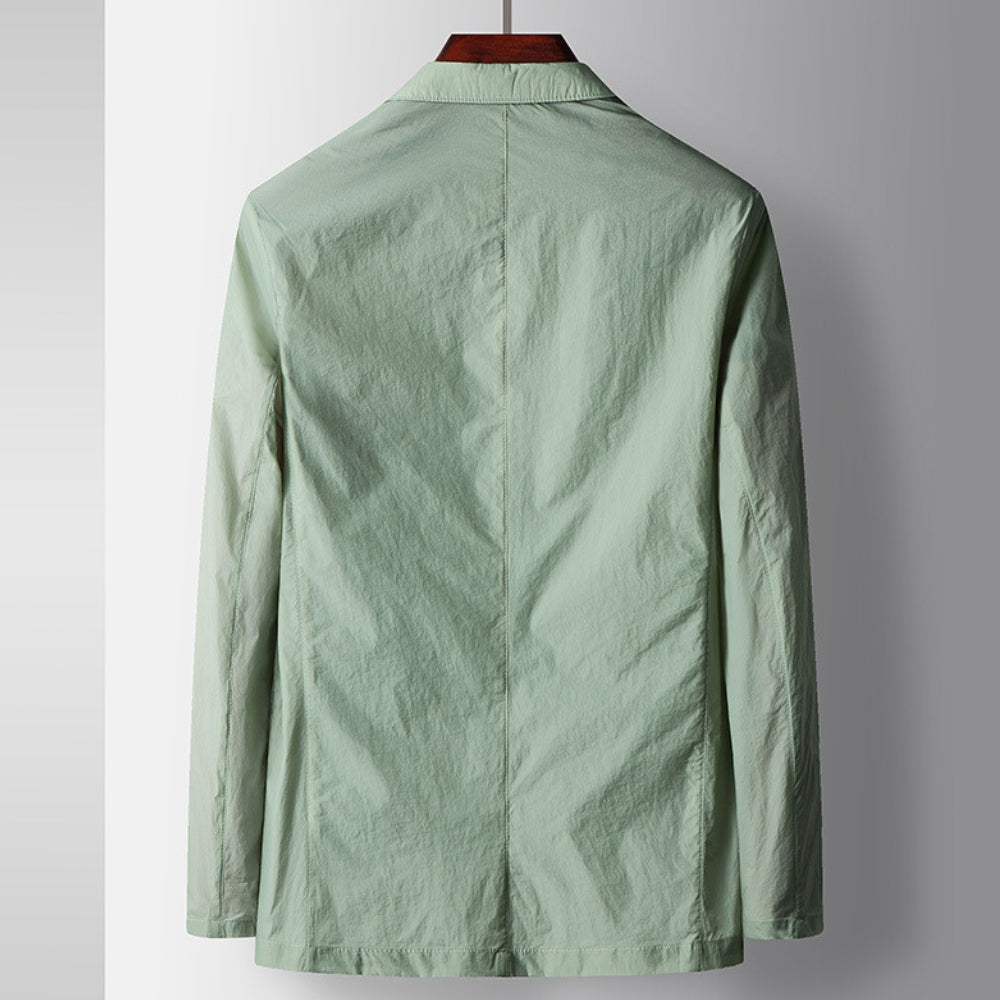 Old Money Leichte, luxuriöse, sonnenfeste einreihige Anzugjacke