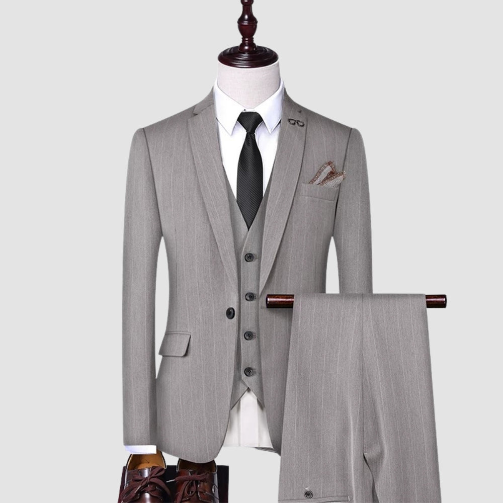 Old Money Klassischer dreiteiliger Business-Anzug