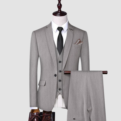 Old Money Klassischer dreiteiliger Business-Anzug