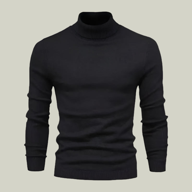 Rollkragenpullover aus Wolle