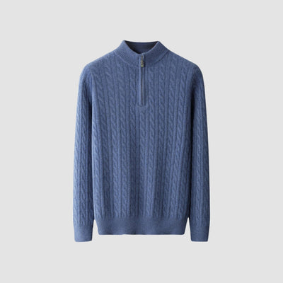Old Money Rollkragenpullover aus dicker Kaschmirwolle