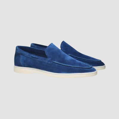 Old Money – Pedal-Loafer aus mattiertem Wildleder