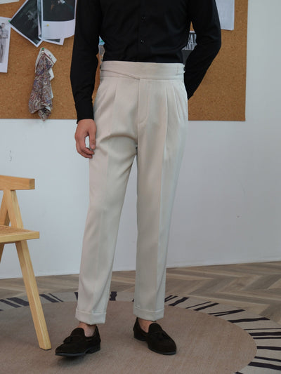 Old Money Old Money Gurkha-Hose mit hoher Taille
