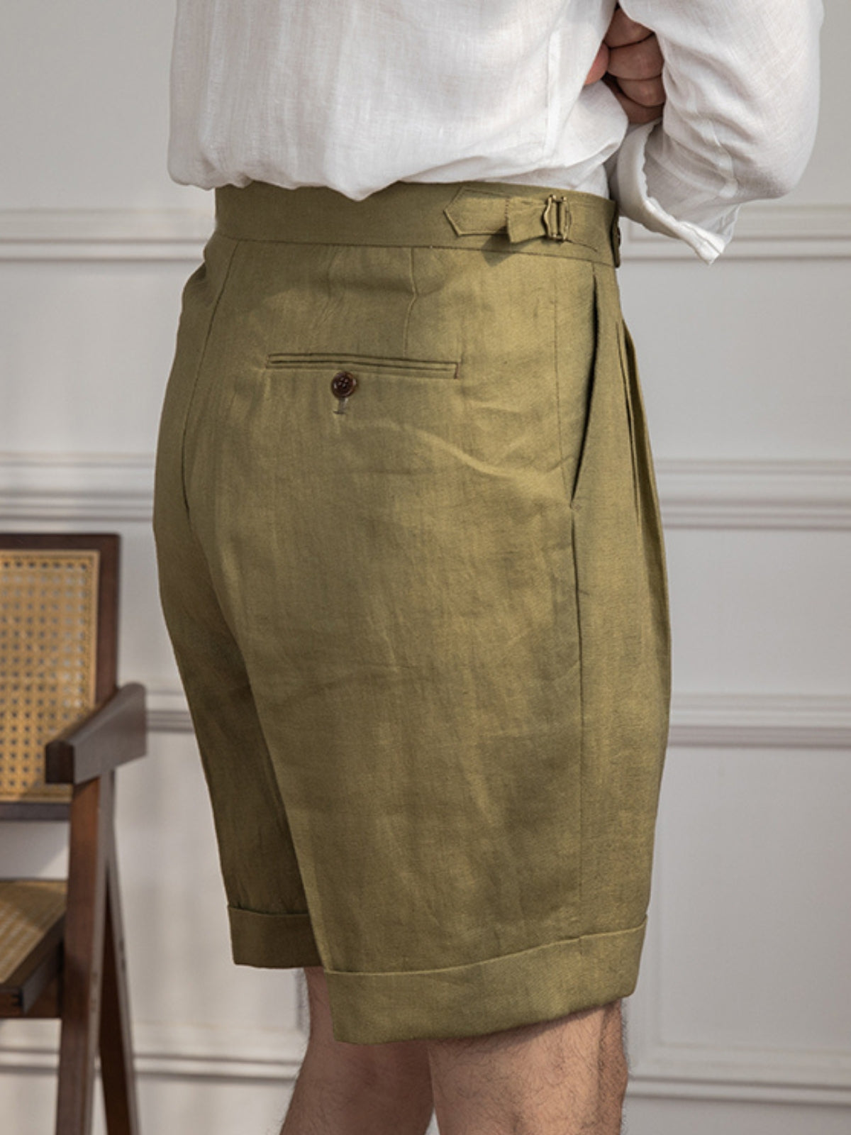 Old Money – Hochwertige Leinenshorts von Old Money