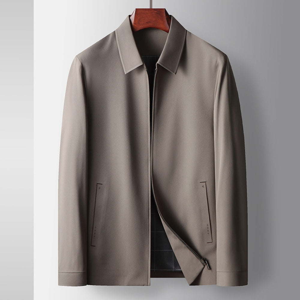 Old Money Revers Business Executive Reißverschlussjacke