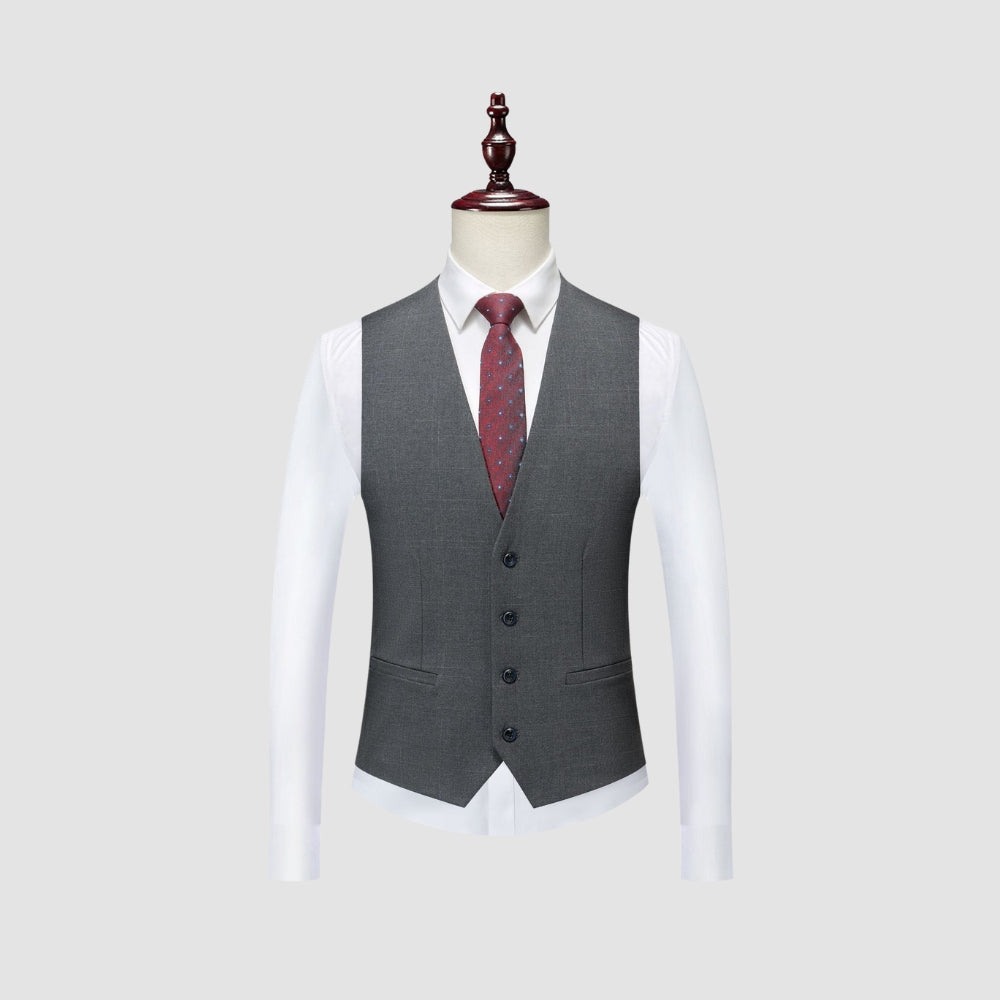 Old Money Eleganter Slim Fit Business-Anzug