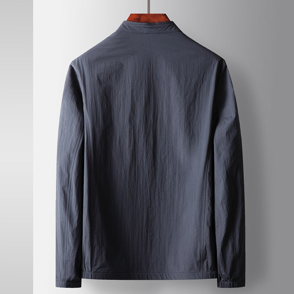 Old Money Stehkragen Luxus Business Casual Jacke