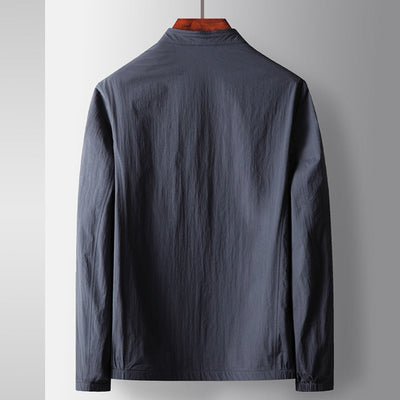 Old Money Stehkragen Luxus Business Casual Jacke