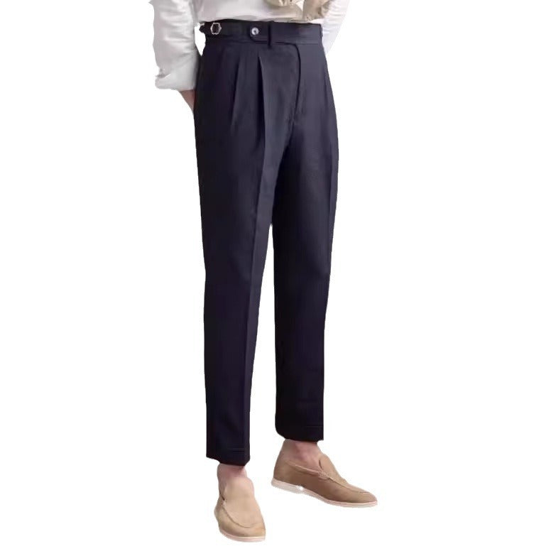 Old Money – Naples – Hose mit mittelhohem Bund