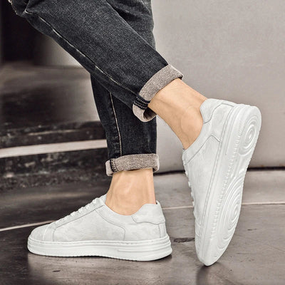 Old Money Sneaker aus echtem Leder