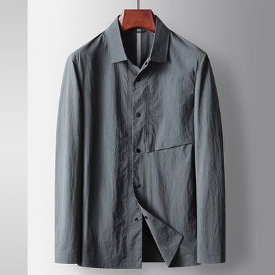 Bügelfreie Freizeitjacke mit Old Money-Revers