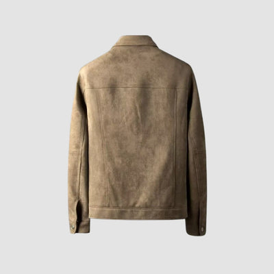 Old Money – Reversjacke aus Stretch-Wildleder