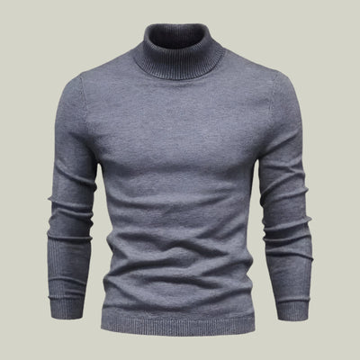Rollkragenpullover aus Wolle