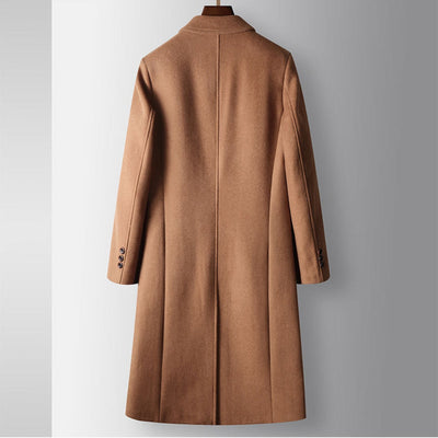 Old Money – Zweireihiger Windbreaker aus Wolle