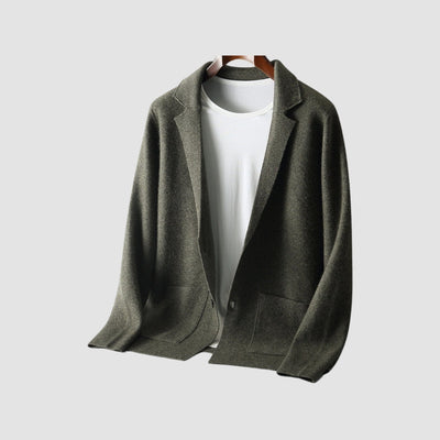 Old Money Strickjacke aus reiner Kaschmirwolle mit V-Ausschnitt
