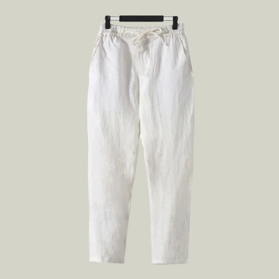 Leinenpantalon (gerade Passform)