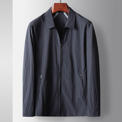 Nahtlose leichte Jacke mit Revers von Old Money