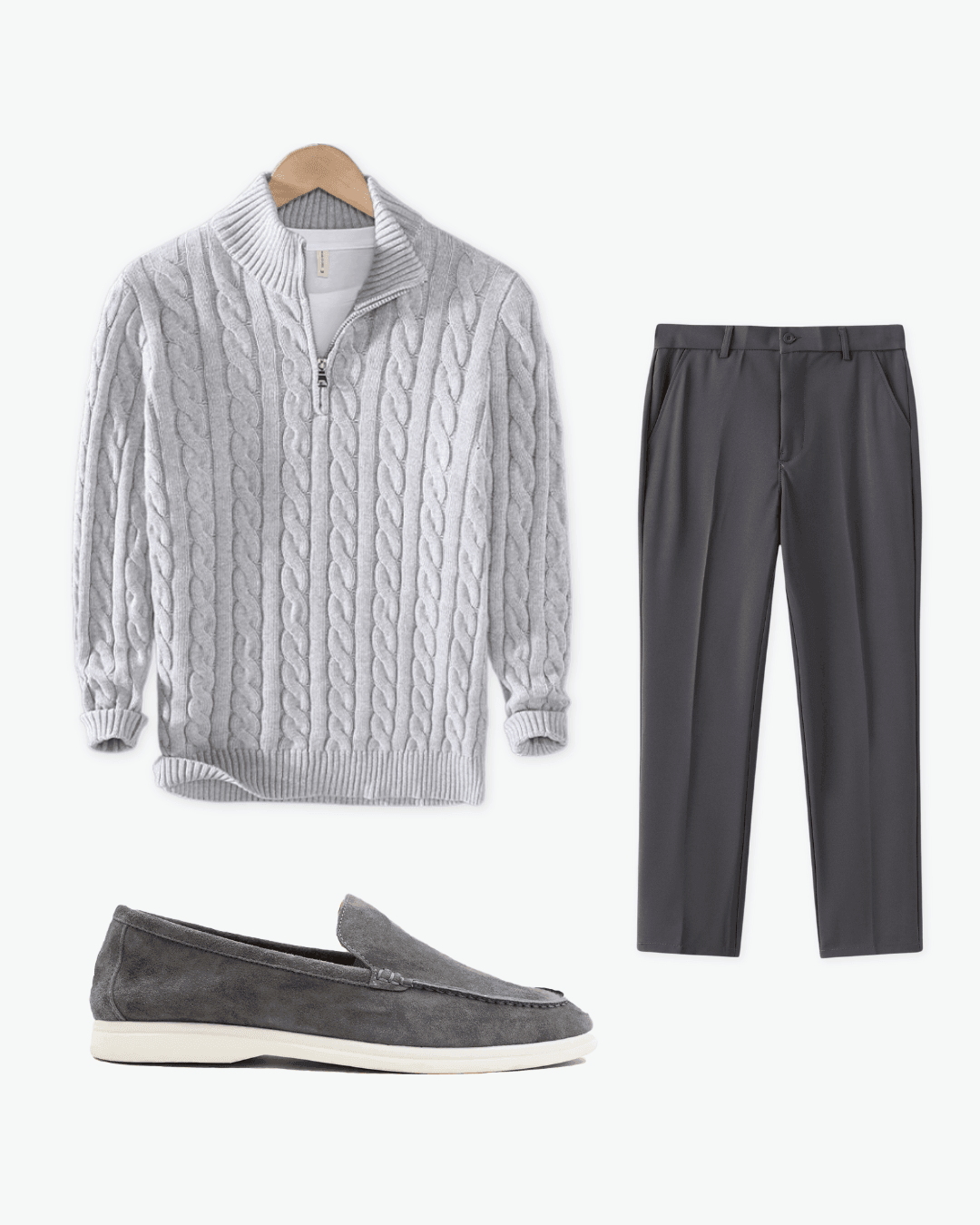Gentleman Outfit 14 - Stürmisches Grau