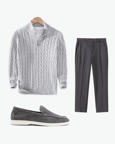 Gentleman Outfit 14 - Stürmisches Grau