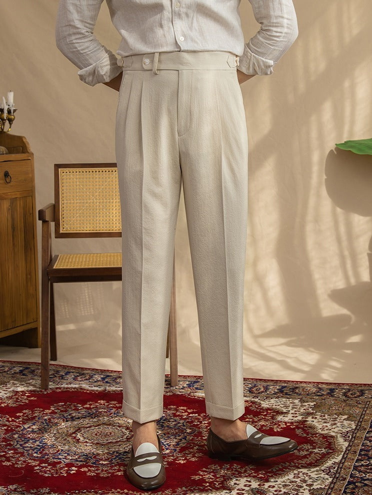 Sesto Seersuckerhose