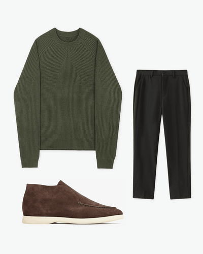 Gentleman Outfit 16 - Olivgrün