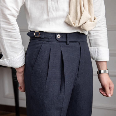 Old Money – Naples – Hose mit mittelhohem Bund