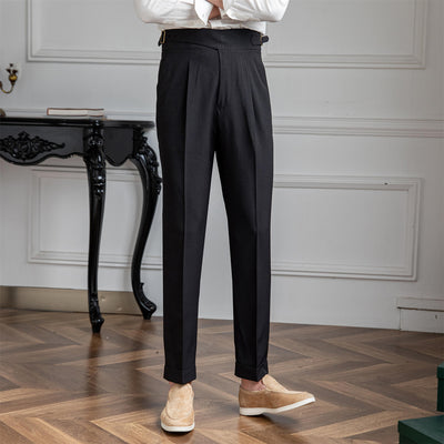 Old Money – Bundfaltenhose mit geradem Bein