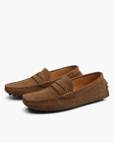 Wildleder-Fahrer-Loafer