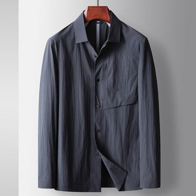 Bügelfreie Freizeitjacke mit Old Money-Revers