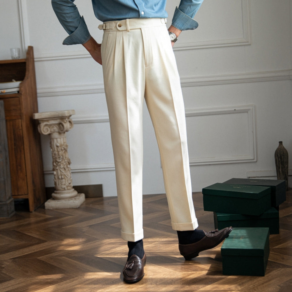 Old Money British Naple Vielseitige Hose