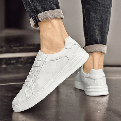 Old Money Sneaker aus echtem Leder