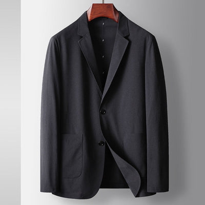 Old Money Leichte, luxuriöse, elastische Business-Anzugjacke